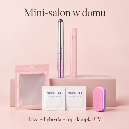 Zestaw pisak do paznokci + lampka UV